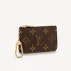 مصممي الحقيبة الرئيسية مصممي Mini Wallet Fashion Womens Mens Keychain Ring Ring حامل بطاقة الائتمان المحفظة الفاخرة M62650 M80879 مع Box Wall253U