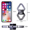 Carabiners 30kn utomhus bergsklättring carabiner swivel connector universal gimbal ring yoga swing hängmatta rep svivel rotation kontakt 230921