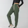 al Yoga Soft Streme Pants فضفاضة ركض طويل السيدات عالي الخصر الناعم الناعم بنطلون الصعود على التوالي