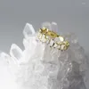 Band Rings Cluster Rings Fashion 925 Sterling Silver Zircon Womens Ring Engagement Luxury Designer Fine Jewelry Wholesale Offer With