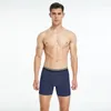 Caleçons hommes caleçon boxeur sous-vêtements Shorts hommes coton respirant boxeurs pour marque qualité Sexy poche culotte