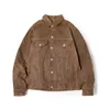 جاكيتات الرجال Maden Men Men's Oil Wax Jacket Vintage Designer Fashion Coat Slim Fit Amekaji Jacket for Autumn 230921