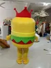 Halloween Voedsel Hamburger Burger Rekwisieten Mascotte Kostuums Halloween Stripfiguur Outfit Pak Kerst Outdoor Party Outfit Unisex