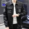 2023 Nouveau style de luxe Designer veste pour hommes printemps et automne mode sport veste en cuir vestes à glissière décontractées vêtements M-3XL