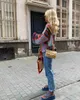 Women's Sweaters Colorful Knit Stitch Hollow Out Oversize Cardigan Women Open Front Long Sleeve Flare Cuff Sweater 2023 Fall Chic High Streetwear J230921