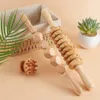 Back Massager Wood Therapy Massage Tool Lymfatisk dränering Anti Cellulit Fascia Roller för full kroppsmuskel Smärtlindring 230921