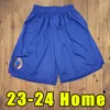 2023 CFC Soccer Shorts Sterling Koulibaly Ziyech Pulisic Mount Kante Havertz Werner Abraham Chilwell Giroud 2024 Saul 23 24 Pantalons de football Gray Troisième fans Joueurs