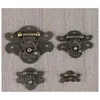 Serrature per porte 500 pezzi Bronzo antico Hasp Latch Gioielli Scatola di legno Serratura Mini armadio Fibbia Custodia Maniglia decorativa 3 dimensioni Sn2557 Drop De Dhdse