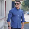 Männer Casual Hemden 2023 Plus Größe Langarm Denim Hemd Für Männer 10XL Lose Stretch Street Fashion Trendy Hübsche Kleidung
