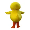 2020 Haute qualité du costume de mascotte de canard jaune mascotte de canard adulte304A