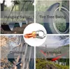 Carabiners Lighten Up Fitness CLIMB 30KN CARABIN Universal Ring Gimbal Ring Rotary Connector Rotational Hammock Swing Spinner Rope Swivel 230921