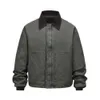 Jaqueta de trabalho de lavagem de marca moderna 2023 com jaqueta de algodão, jaqueta masculina vintage americana5x8c