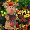 Плюшевые куклы, электрические танцующие лоси, олени, Санта-Клаус, плюшевые куклы с музыкой, домашние рождественские украшения, рождественский изысканный электрический подарок 230921