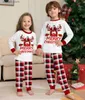 Family Matching Outfits Christmas Pajamas Set Mom Daughter Dad Son Baby Matching Clothes 2023 Winter Xmas Family Look Soft Cute Sleepwear Outfits 4XL T230921