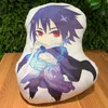 Poux de poupées anime shippuden spécial canapé-oreiller en forme de canapé-coussin sasuke akatsuki itachi deidara manga double face peluche en peluche 230921