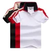 23ss été marque de luxe hommes Polos chemises hommes à manches courtes T-shirt original simple revers chemise hommes TeesPolos taille asiatique #5