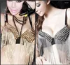 Stage Wear Ladies Sexy Fringe Nit Tassle Belly Dance Costume Bra Tańca Konkurs Performamce Bollywood Nightclub