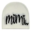 Ball Caps Unisex Skullies Hat Versatile Halloween Pile Bonnet With Letter Pattern