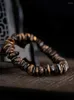 Strand Natuurlijke Kalimantan Met Vorm Agarwood Armband Ondergedompeld Oud Materiaal Boeddha Kralen Vrouwelijke Heren Enkele Cirkel Houten