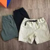 Shorts Masculinos Verão De Secagem Rápida Casual Cor Sólida Respirável Reta Elástica Calças De Ginástica Esportiva Praia