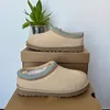 Australië Designer Laarzen Mannen Vrouwen Tasmans Ultra Mini Platform Laars Tasman Slippers Suède Laars Heren Bont Slides 35-45