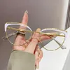 Okulary przeciwsłoneczne ramy modowe retro ultra ultra lekkie specyfikacje dla kobiet optyczna rama na receptę kota oko oka oko damskie krótkowzroczność hiperopia