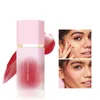 Blush liquide Blush pigment naturel liquide contour visage fard à joues ensemble joue Rouge lèvres teinte pêche crème Blush bâton avec éponge maquillage 230921