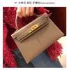 Ahkelys Luxury Bag New Funing2024 Leather Second Generation Mini Hand Palmprint Cowhide Womens Premium One Shourdred Crossbody Handbag HP7Z