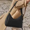 Genuine leather shoulder bags luxury crossbody bag half moon full grain underarm pochette makeup messenger shopping handbag totes lady xb070