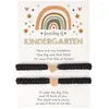 Charm armband handgjorda kärlek hjärta för kvinnor män färgglada långdistans matchande par Braid party smycken vänskap gåva