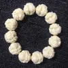 Charm Bracelets Natural Ivory Fruit Carved Pixiu Beads Bracelet Attract Wealth Protection Animal Lucky Auspicious Jewelry Gifts