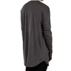 Erkekler hip hop sokak kıyafeti başparmak deliği uzun kollu tişört toptan moda erkek bahar büyük boy tasarım el 230921