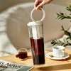 Bottiglie d'acqua 1000ml Filtro portatile Caffettiera Frigorifero Estratto freddo Bottiglia di tè alla frutta con filtro Set di bevande da campeggio per picnic