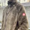 Men's Jackets FURRY CAVEMPT JACKET C.E 20SS Suede Fleece Zipper Coat For Men And Women