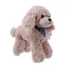 Poupées en peluche jouets en peluche chiens caniche haute Simulation enfants cadeaux poupée en peluche belle écharpe 230921