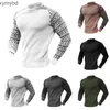 Moletom Com Capuz Masculino Moletons Com Capuz Masculino 2024 Primavera E Outono Waffle Impresso Pulôver Backing Colorblock Malhas Redondo Pescoço Slim Fit Roupas Esportivas