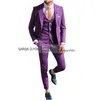 Men's Suits 2023 Suit Double-Breasted 2-Piece Notch Lapel Blazer Jacket Tux & Trousers For Wedding Party (Jacket Pants)