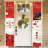 Decorações de Natal Guirlanda de Cavalo de Natal Não-tóxico Equitação Decorações de Parede Decorações Florais Simuladas Decoração de Suspensão de Porta Reutilizável HKD230921