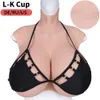 Breast Form EYUNG 7th Breasts Silicone Prostheses Fake breasts K Cup Men Crossdressing Silicone Breast Fake Boobs For Men Cosplay Ladyboy 230920