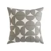 Pillow Light Luxury Style Pillowcase Gray Leather Home Living Room Sofa Bedroom Bed Model Decor Imitation Cover