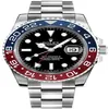 Clean CF II GMT VR3285 Автоматические мужские часы Pepsi Красный Синий Керамический безель Черный циферблат Браслет из стали OysterSteel 904L Super Edition Тот же S2584