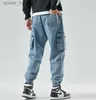 Jeans homme CHAIFENKO nouveau Hip Hop Cargo jean pantalon hommes mode décontracté Harem Joggers pantalon hommes Streetwear Denim jean hommes grande taille M-8XL L230921