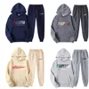 Trapstar Designer-Herren-Kapuzenpullover, Damen-Kapuzenpullover mit Buchstabenmuster, bedruckt, Plüsch-Hoodie, Essentialclothing-Sweatshirt, Paar, lässige Sportbekleidung, Kapuzenpullover, Hose, zweiteiliges Set