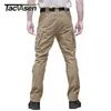 Men's Pants TACVASEN pantalon tactique poches zippées Safari vêtements hommes en plein air Cargo pantalon randonnée Combat pantalon Ripstops travail pantalon mâle 230921
