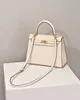 Kaily Luxury Bag 2023 New Mini Women's Bage Real Reather Real Leather RealningOn Onimain Grain Cow Second One-Shoulder Messenger