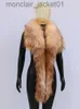 Women's Fur Faux Fur 2023 Fashion Thick Outerwear White Duck Down Jacket Hooded Large Real Silver Fox Fur Trim Down Sleeve New Winter Women Coat J230921