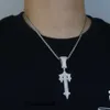 Toppen Hip Hop Designer Pendant Necklace Fashion Rostfritt stål Kubansk kedja inlagd med zirkonsmycken {kategori}