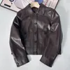 Women's Leather Jacket B/C High Quality Autumn And Winter Fashion Comfortable Casual Versatile Slim Female