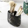 Toothbrush Holders Nordic Ceramics Toothbrush Holder Washing Tools Shelf Toothpaste Tooth Brush Holder Organizer Bathroom Toothbrush Accessories 230921