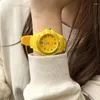 Orologi da polso di lusso da donna da uomo orologio al quarzo casual caramelle in silicone digitale orologi sportivi orologio elettronico coppia orologio da polso ragazza Relógios